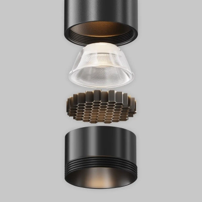 Трековый светильник Фокус / Focus Led Exility X 3000K 7Вт 36°, TR245-7W3K-B. TM Maytoni