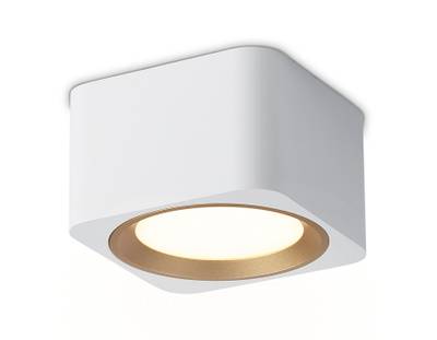 Светильник накладной TN70831 WH/GD белый/золото GX53 max 12W 96*96*60