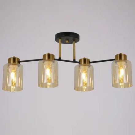 IL6111-4COU-79 BK GD Qui светильник потолочный ILLUMICO, E14х4
