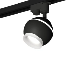 Комплект трекового светильника XT1102071 SBK/FR черный песок/белый матовый MR16 GU5.3 LED 3W 4200K (A2521, C1102, N7165)