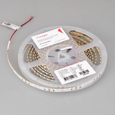 Светодиодная лента RS-S120-8mm 24V Warm3000 (9.6 W/m, IP20, 3014, 5m) (Arlight, боковое свечение)