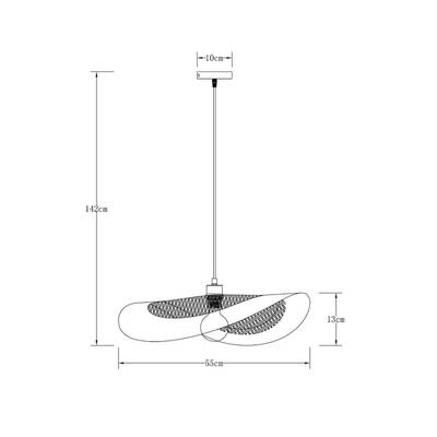 Подвесной светильник Arte Lamp WOODSTOCK A7059SP-1BK, 1хE27