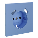 VLS000915 Накладка для розетки с заземлением и защитными шторками, с USB A+A, S70 (деним). (ТМ Maytoni)