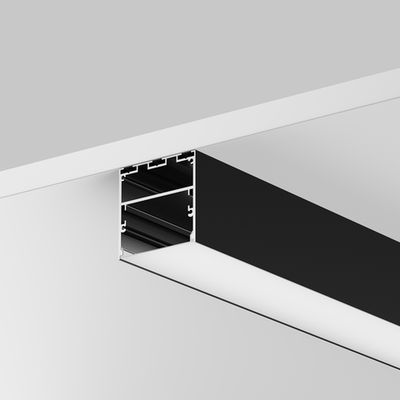 Алюминиевый профиль накладной-подвесной 50x50 (Черный, 3 м), ALM-5050T-B-3M 633009
