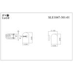 SLE1047-301-01 Бра Бронза/Молочно-белый E14 1*40W