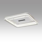 7664/110LS MITRA LED SN Светильник пластик/белый LED 110Вт 3000-4000-6000K 480х480 IP20 пульт ДУ SOLAR