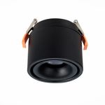 ST652.438.12 Св-к встр. Черный LED 1*12W 3000K 1 000Lm Ra&gt;90 36° IP20 D100xH105 170-240VV