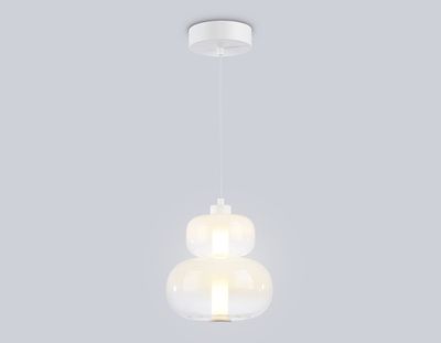 Светильник светодиодный подвесной LH11051 WH/FR белый/белый матовый 12W 3000K D230*265