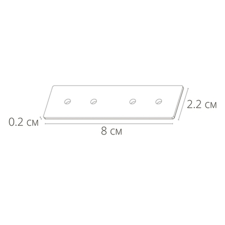 Коннектор прямой для магнитного шинопровода Arte Lamp LINEA-ACCESSORIES A480533
