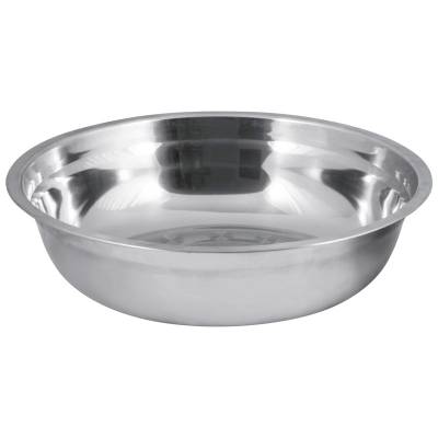 Миска Bowl-27, объем 2,8 л, с расширенными краями, из нерж стали, зеркальная полировка, диа 27 см (Минимальная отгрузка 25 шт)