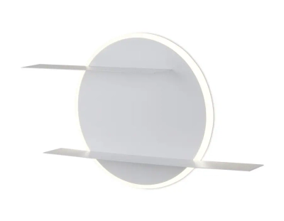 Настенный светодиодный светильник с полками FW102 WH/S белый/песок LED 4200K 28W 420*250*120