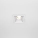 Встраиваемый светильник Alfa LED 4000K 1x10Вт 36° Dim Triac DL043-01-10W4K-D-SQ-W. TM Maytoni
