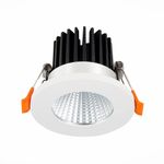 ST704.538.10 Св-к встр. Белый LED 1*10W 3000K 900Lm Ra&gt;90 38° IP20 D80xH60 170-240V