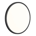 7660/40L MITRA LED SN 554 Светильник пластик/белый/черный LED 40Вт 3000/4000K D495 IP40 ALFA BLACK