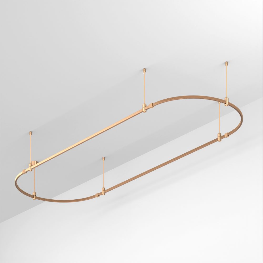 Основание ART-APRIORI-OVAL-ROD-400-3000x1000 (GD) (Arlight, IP20 Металл, 3 года)