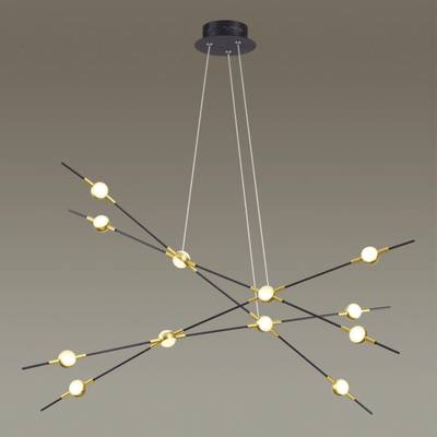 3906/48L L-VISION ODL20 323 золотистый/металл Подвесной светильник LED 4000K 48W 220V COSTELLA