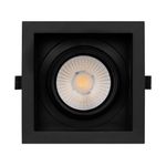 Светильник MS-VORTEX-BUILT-S140x140-30W Warm3000 (BK-BK, 50 deg, 230V) (Arlight, IP20 Металл, 5 лет)