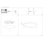 SLE200942-01 Светильник потолочный Черный, Светлое дерево/Белый LED 1*45W 3000K/4000K/6000K