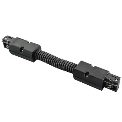 504157 Соединитель трековый трехфазный BARRA регулируемый гибкий ЧЕРНЫЙ Lightstar