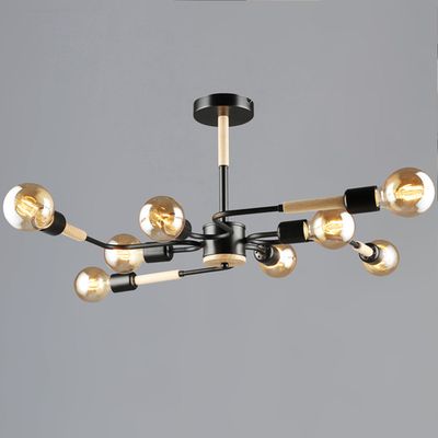 10070-0.3-08 BK+WOOD светильник потолочный