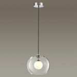 4955/1 PENDANT ODL22 339 хром/ белый/прозрачный/стекло Подвес G9 1*40W LOSTAR