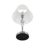 8274/1T CLASSI никель/белый/серый, металл/керамика/ткань Настольная лампа Е14 1*40W 220V VERMONT