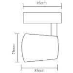Трековый светильник Arte Lamp ATILLO A2315PL-1WH, LED