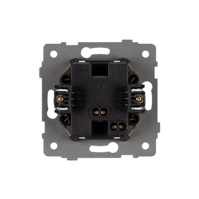 Механизм выключателя одноклавишный непроходной SWT-MK01-PL-GD-V (250V, 10A) (Arlight, -)