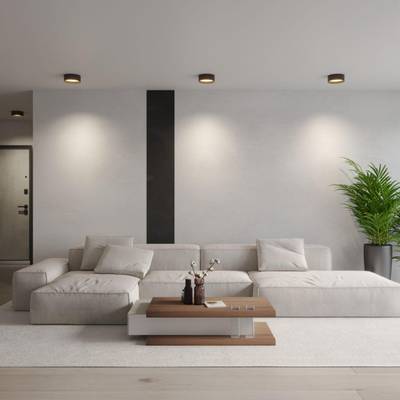 359599 OVER NT25 394 черный Светильник накладной светодиодный с переключ. цв. температуры IP20 LED 24W 220-240V 3000К\4000К\6000К ORBIS