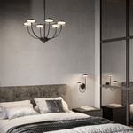 Потолочный светильник со стеклянным плафоном 50388 LED Черный, LED