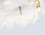Светильник подвесной LH31251/6 BS/CL латунь/прозрачный E14*6 max 40W D510*270