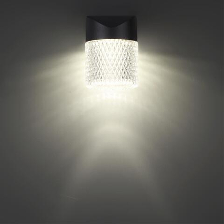 359293 STREET NT24 000 черный Светильник ландшафтный настенный IP65 LED 7W 4000K 175-265V ESTIMA