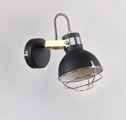 Настенный светильник Escada 1135/1A E14*40W Black/Chrome