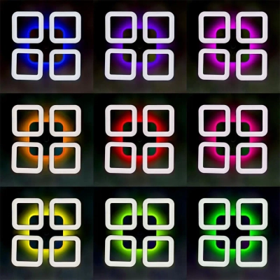 Citilux Паркер Смарт CL225A240E RGB Умная люстра Белая
