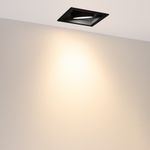 Светильник MS-VORTEX-BUILT-S140x140-30W Warm3000 (BK-BK, 50 deg, 230V) (Arlight, IP20 Металл, 5 лет)