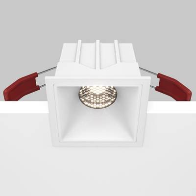 Встраиваемый светильник Alfa LED 4000K 1x10Вт 36° Dim Triac DL043-01-10W4K-D-SQ-W. TM Maytoni