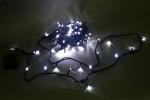 A-001A LED WT гирлянда светодиодная 10м 100LED с контроллером, зеленый провод