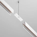 Коннектор прямой Exility накладной белый, TRA034C-21W. TM Maytoni