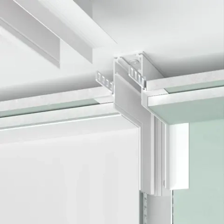 Slim Magnetic Коннектор угловой внутренний для встраиваемого шинопровода под ГКЛ 9,5мм белый 85213/00