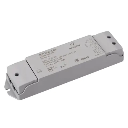 Контроллер SMART-K22-MIX (12-36V, 2x8A, 2.4G) (Arlight, IP20 Пластик, 5 лет)