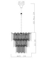 Подвесная люстра Divinare FELIS 6005/17 LM-8, 8хE14