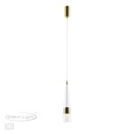5043/12L L-VISION ODL24 301 глянц.золото/прозрачный/металл/стекло Подвес LED 12W 3000K 1334Лм LUMP