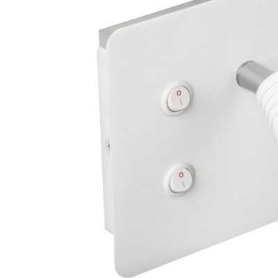 808556 Бра MURO 4,5W+3W LED 360LM+240LM БЕЛЫЙ 3000K