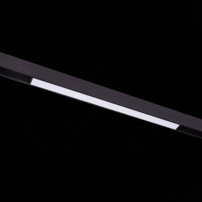 ST360.436.12 Магнитный трековый светильник Черный LED 1*12W 3000K 780Lm Ra&gt;80 120 IP20 L406xW22xH44 48V