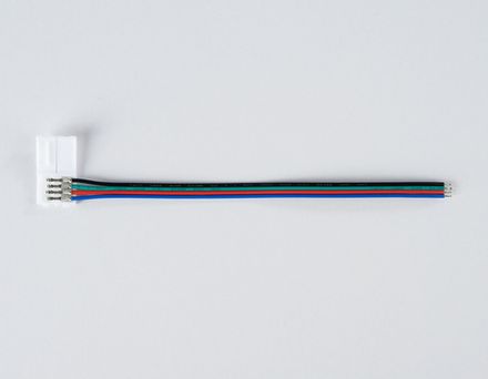 Соединитель гибкий односторонний для светодиодной ленты 5050 12/24V (4 конт.) 150 мм GS7251 (5шт)