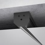Slim Magnetic Шинопровод в натяжной потолок с декоративными вставками черный 2м 85204/00