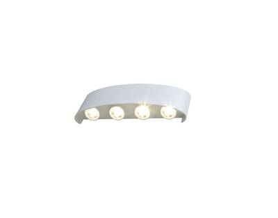 SL089.501.08 Светильник уличный настенный ST-Luce Белый кварцевый LED 8*1W 4000K