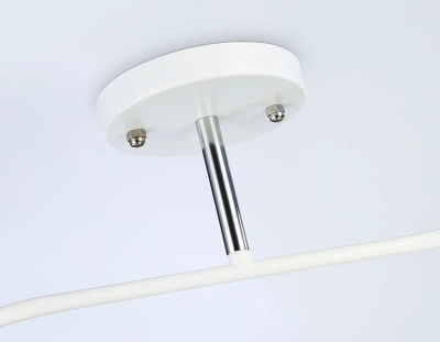 Светильник подвесной TR303001/2 WH/CH/FR белый/хром/белый матовый E27/2 max 40W 560*140*240