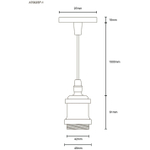 Подвесной светильник Arte Lamp ELECTRA A7002SP-1PB, 1хE27