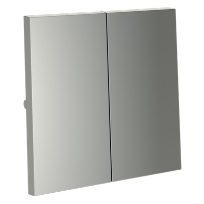 VLS000305 Клавиши для выключателя/переключателя двухклавишного, S70 (сталь). (ТМ Maytoni)